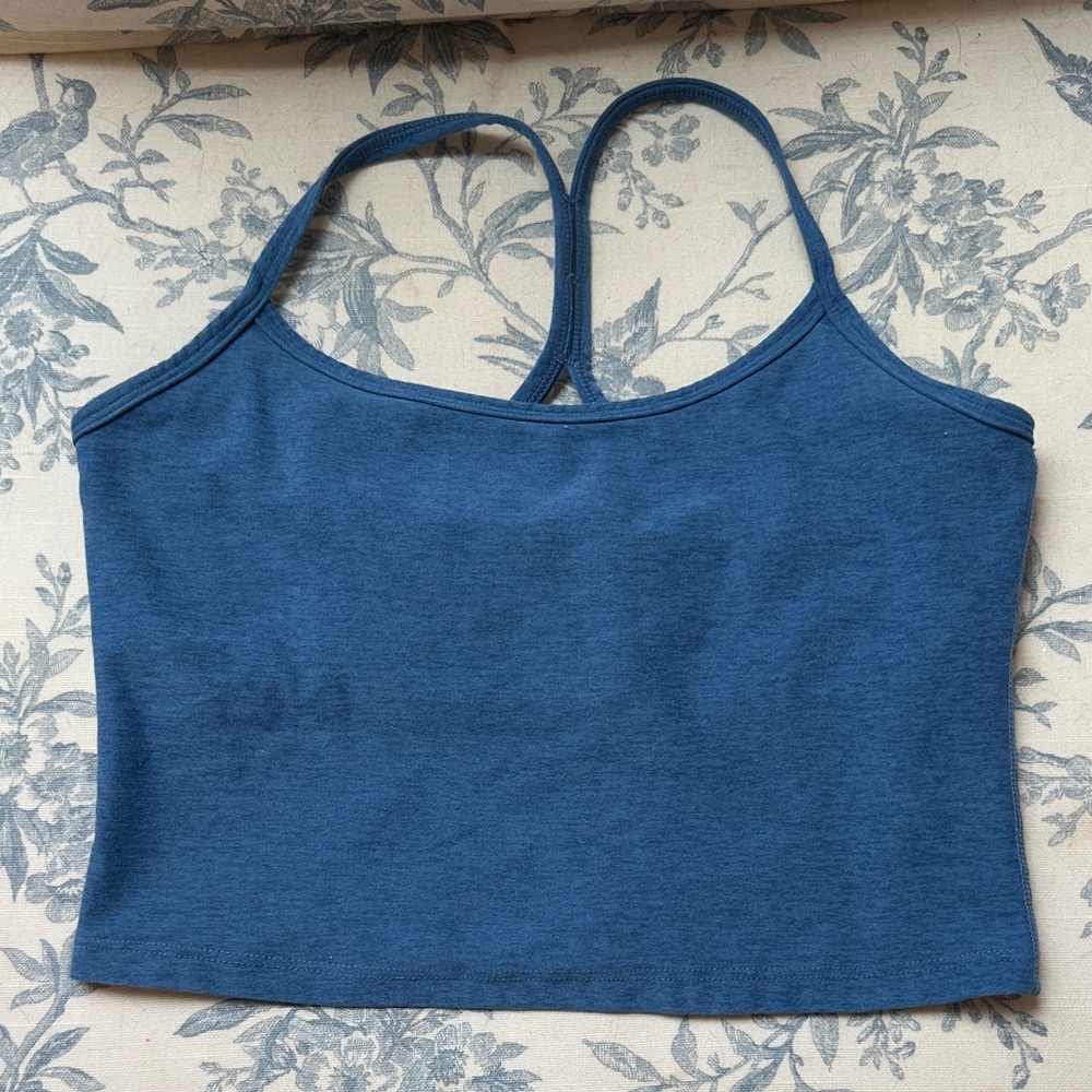 Beyond Yoga Denim Blue Top